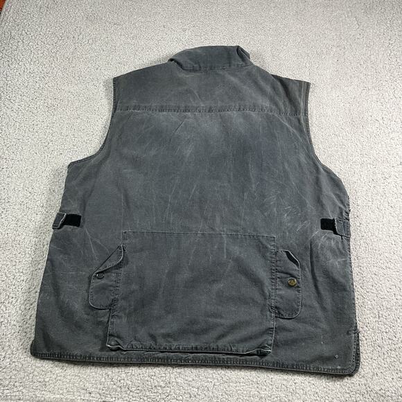 Vintage Banana Republic Vest Mens XL Safari Hunting 80s Hooded Photographer - Picture 5 of 16